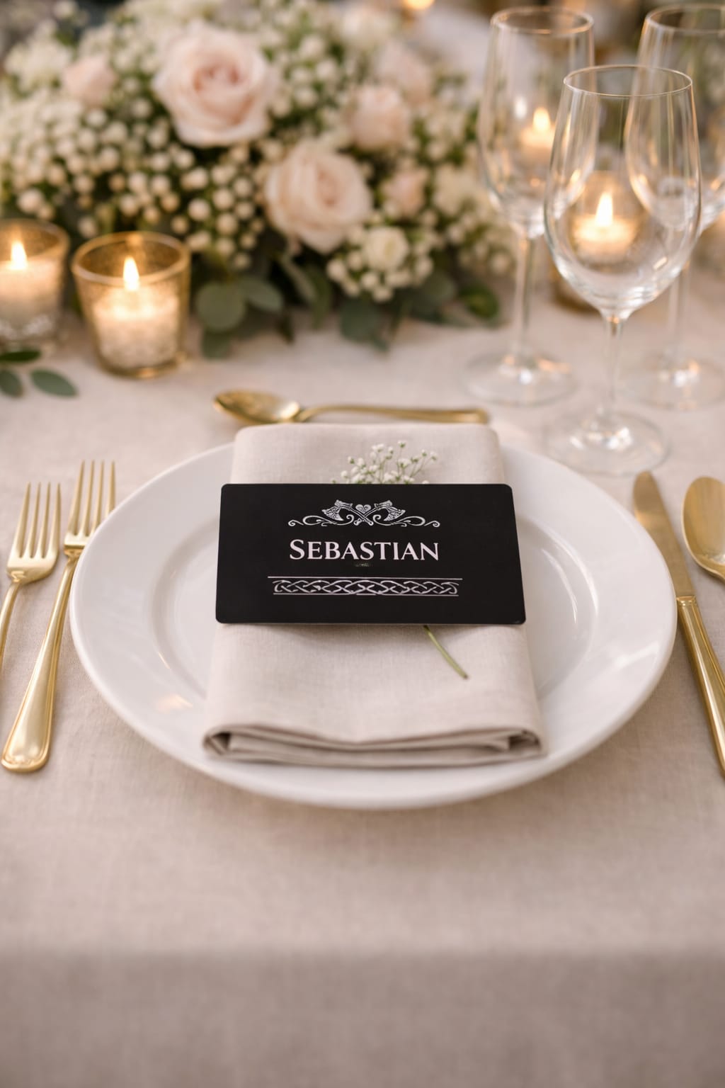 Marcasitios tarjeta estilo celta